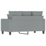 Light gray fabric 2-seater sofa, 120 cm by , Sofas - Ref: Foro24-359259, Price: 242,51 €, Discount: %