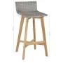 Garden dining set 5 pieces solid acacia wood by vidaXL, Garden sets - Ref: Foro24-44221, Price: 241,78 €, Discount: %