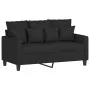 4-piece black fabric sofa set with cushions by , Sofas - Ref: Foro24-3201644, Price: 660,74 €, Discount: %