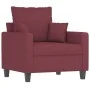 Sofa set with cushions 4 pieces red fabric by , Sofas - Ref: Foro24-3201646, Price: 597,47 €, Discount: %
