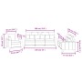 Sofa set with cushions 3 pieces red fabric by , Sofas - Ref: Foro24-3201638, Price: 582,30 €, Discount: %