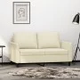 2-Sitzer-Sofa aus Kunstleder cremefarben 120 cm von , Sofas - Ref: Foro24-359329, Preis: 196,78 €, Rabatt: %