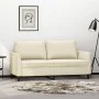 2-seater cream-colored synthetic leather sofa, 140 cm by , Sofas - Ref: Foro24-359334, Price: 183,34 €, Discount: %