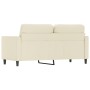 2-seater cream-colored synthetic leather sofa, 140 cm by , Sofas - Ref: Foro24-359334, Price: 185,41 €, Discount: %