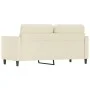 2-seater cream-colored synthetic leather sofa, 140 cm by , Sofas - Ref: Foro24-359334, Price: 183,34 €, Discount: %
