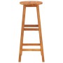 Taburetes de cocina 6 unidades madera maciza de acacia