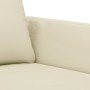 2-seater cream-colored synthetic leather sofa, 140 cm by , Sofas - Ref: Foro24-359334, Price: 185,41 €, Discount: %