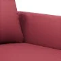 2-Sitzer-Sofa aus weinrotem Kunstleder, 140 cm von , Sofas - Ref: Foro24-359336, Preis: 205,41 €, Rabatt: %