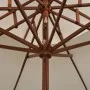 Two-story parasol 270x270 cm cream white wooden stick by vidaXL, Umbrellas - Ref: Foro24-42964, Price: 101,30 €, Discount: %