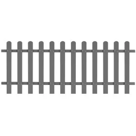WPC-Gartenlattenzaun 200x80 cm von vidaXL, mit Latten eingezäunt - Ref: Foro24-42819, Preis: 110,11 €, Rabatt: %