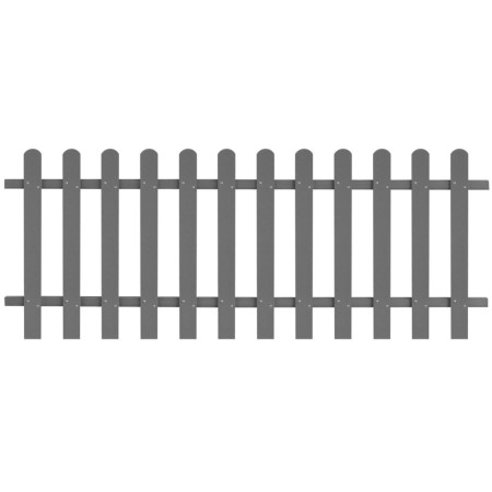 WPC garden picket fence 200x80 cm by vidaXL, fenced with pickets - Ref: Foro24-42819, Price: 99,09 €, Discount: %