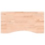 Schreibtischplatte aus massivem Buchenholz 80x(36-40)x2,5 cm von , Schreibtischzubehör und Produkte - Ref: Foro24-356038, Pre...