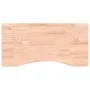 Schreibtischplatte aus massivem Buchenholz 80x(36-40)x2,5 cm von , Schreibtischzubehör und Produkte - Ref: Foro24-356038, Pre...