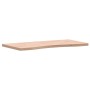 Schreibtischplatte aus massivem Buchenholz 80x(36-40)x2,5 cm von , Schreibtischzubehör und Produkte - Ref: Foro24-356038, Pre...