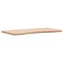 Schreibtischplatte aus massivem Buchenholz 80x(36-40)x2,5 cm von , Schreibtischzubehör und Produkte - Ref: Foro24-356038, Pre...