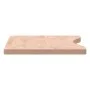 Schreibtischplatte aus massivem Buchenholz 80x(36-40)x2,5 cm von , Schreibtischzubehör und Produkte - Ref: Foro24-356038, Pre...