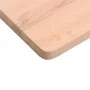 Schreibtischplatte aus massivem Buchenholz 80x(36-40)x2,5 cm von , Schreibtischzubehör und Produkte - Ref: Foro24-356038, Pre...