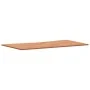 Solid beech wood desktop board 110x(55-60)x1.5 cm by , Desk accessories and products - Ref: Foro24-356052, Price: 38,57 €, Di...