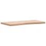 Tablero de escritorio madera maciza de haya 100x(45-50)x4 cm de , Accesorios y productos para escritorios - Ref: Foro24-35604...