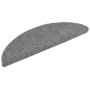 Stair tread mat 15 units punched gray fabric 56x17x3 cm by vidaXL, Stair mats - Ref: Foro24-132693, Price: 45,00 €, Discount: %
