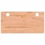 Solid beech wood desktop board 100x50x2.5 cm by , Desk accessories and products - Ref: Foro24-356084, Price: 38,27 €, Discoun...