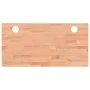 Solid beech wood desktop board 110x55x4 cm by , Desk accessories and products - Ref: Foro24-356090, Price: 68,35 €, Discount: %