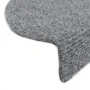 Treppenmatte 15 Stk. grauer gestanzter Stoff 56x17x3 cm von vidaXL, Treppenmatten - Ref: Foro24-132693, Preis: 48,51 €, Rabat...
