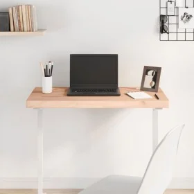 Solid beech wood desktop board 80x40x4 cm by , Desk accessories and products - Ref: Foro24-356073, Price: 41,24 €, Discount: %