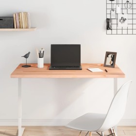Solid beech wood desktop board 100x60x2.5 cm by , Desk accessories and products - Ref: Foro24-356086, Price: 45,11 €, Discoun...