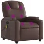 Sillón de masaje reclinable cuero sintético marrón de , Sillones - Ref: Foro24-372398, Precio: 275,07 €, Descuento: %