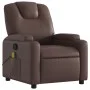 Sillón de masaje reclinable cuero sintético marrón de , Sillones - Ref: Foro24-372398, Precio: 275,07 €, Descuento: %