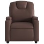 Sillón de masaje reclinable cuero sintético marrón de , Sillones - Ref: Foro24-372398, Precio: 279,98 €, Descuento: %