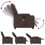 Sillón de masaje reclinable cuero sintético marrón de , Sillones - Ref: Foro24-372398, Precio: 275,07 €, Descuento: %