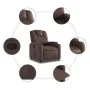 Brauner Liegesessel aus Kunstleder von , Sessel - Ref: Foro24-372391, Preis: 200,57 €, Rabatt: %