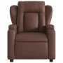 Brown Faux Leather Recliner by , Armchairs - Ref: Foro24-372429, Price: 200,96 €, Discount: %