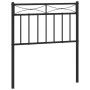 Kopfteil aus schwarzem Metall, 75 cm von , Kopf- und Fußteile - Ref: Foro24-373717, Preis: 21,84 €, Rabatt: %