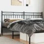 Cabecero de metal negro 200 cm de , Cabeceros y pies de cama - Ref: Foro24-373729, Precio: 34,35 €, Descuento: %