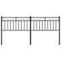 Kopfteil aus schwarzem Metall, 200 cm von , Kopf- und Fußteile - Ref: Foro24-373729, Preis: 34,84 €, Rabatt: %
