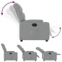 Light gray fabric recliner by , Armchairs - Ref: Foro24-372441, Price: 214,07 €, Discount: %