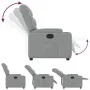 Light gray fabric recliner by , Armchairs - Ref: Foro24-372441, Price: 196,60 €, Discount: %