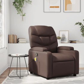 Brauner Liege-Massagesessel aus Kunstleder von , Sessel - Ref: Foro24-372474, Preis: 222,64 €, Rabatt: %