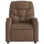Brown Fabric Massage Recliner by , Armchairs - Ref: Foro24-372457, Price: 212,91 €, Discount: %