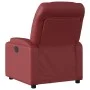 Reclining massage armchair in synthetic red wine leather by , Armchairs - Ref: Foro24-372476, Price: 219,08 €, Discount: %