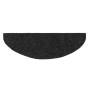 Alfombrilla escaleras 15ud tela punzonada 65x21x4cm gris oscuro de vidaXL, Alfombrillas para escalones - Ref: Foro24-132697, ...