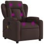Dunkelbrauner Liegemassagesessel aus Stoff von , Sessel - Ref: Foro24-372420, Preis: 268,81 €, Rabatt: %