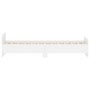 Estructura de cama madera de ingeniería blanca 100x200 cm de , Camas y somieres - Ref: Foro24-835932, Precio: 81,58 €, Descue...
