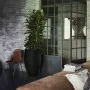 Capi Vase Nature Rib elegant Deluxe 40x60 cm black KBLR1131 by Capi, Pots and planters - Ref: Foro24-424248, Price: 124,32 €,...