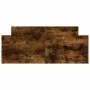 Bed frame with smoked oak headboard and footboard 120x200cm by , Beds and slatted bases - Ref: Foro24-3203744, Price: 129,86 ...