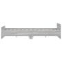 Sonoma gray bed frame with headboard and footboard 150x200 cm by , Beds and slatted bases - Ref: Foro24-3203759, Price: 139,9...