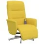 Hellgelber Massagesessel aus Stoff mit Fußstütze von , Sessel - Ref: Foro24-356581, Preis: 225,51 €, Rabatt: %
